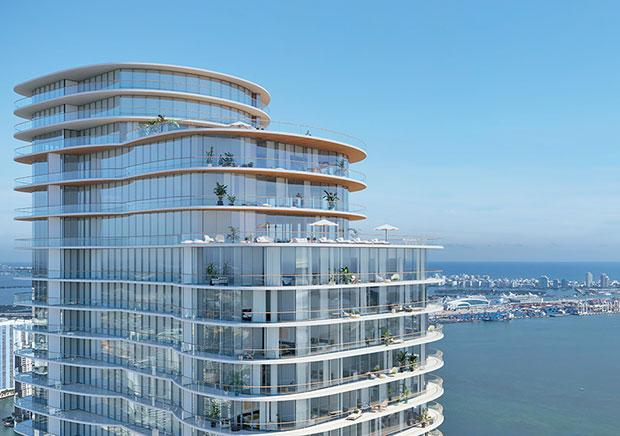 Cipriani Residences in Miami, Florida. 